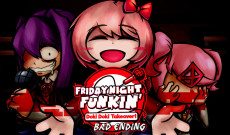 FNF Doki Doki Takeover! - Bad Ending - [Friday Night Funkin']